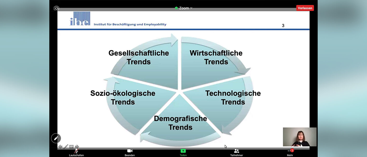 Screenshot virtuelle PerSe-Veranstaltung Februar 2021 Screenshot virtuelle PerSe-Veranstaltung Februar 2021