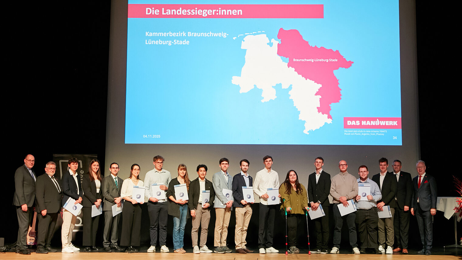 Gruppenfoto Landessiegerinnen und -sieger 2025